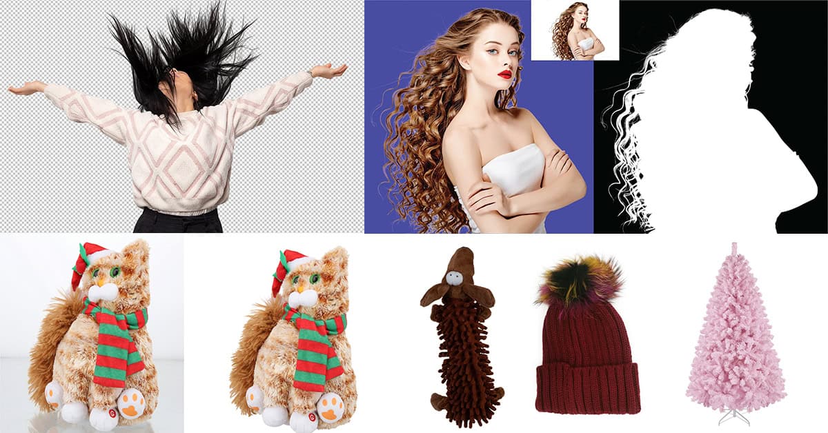 Image masking service for hair and soft edge product cutout