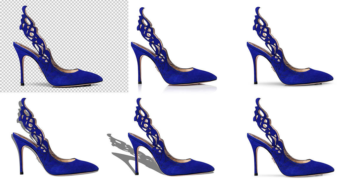 Shadow creation service for realistic ecommerce product photography